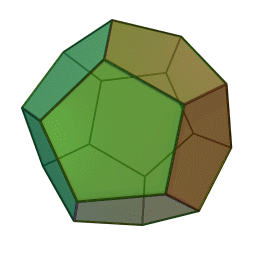 animated gif of a dodecahedron