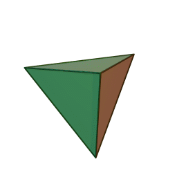 animated gif of a tetrahedron
