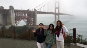 RuRu & Angel at the Golden Gate Bridge in San Francisco