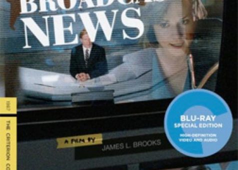 cover of the Criterion Collection DVD of the James L. Brooks film Broadcast News