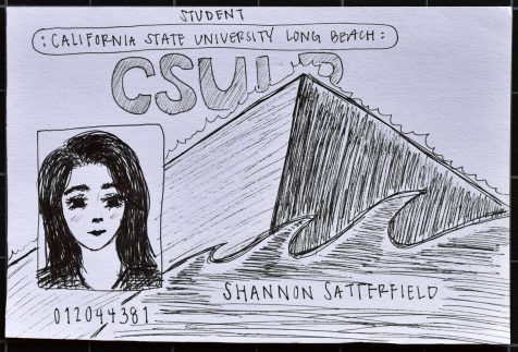 drawing of a CSULB student ID Card