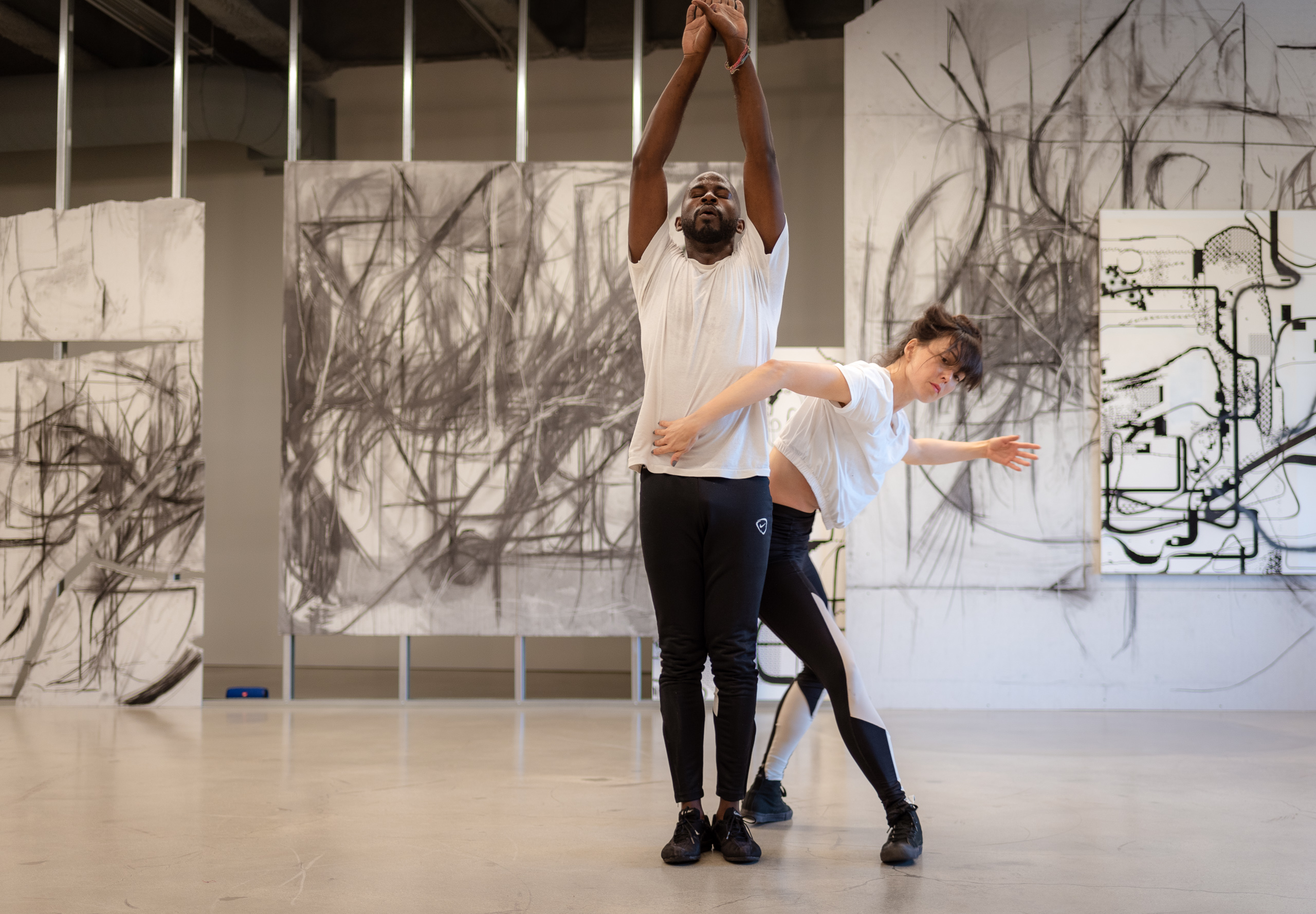 Maceo Paisley and Katie Malia performing their new work <i><p id=