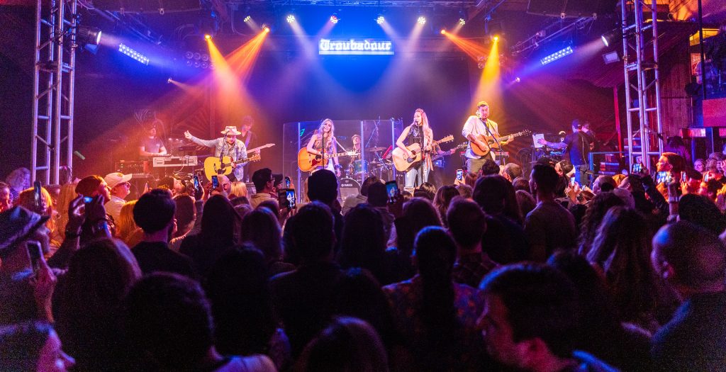 Jason Reeves, Nelly Joy, Colbie Caillat, And Justin Young Perform For A Packed House At The Troubadour In West Hollywood, CA On Friday, May 10, 2019. Gone West Is A New Nashville-Based Band Featuring 2-Time Grammy Award Winner Colbie Caillat, Multi-Platinum Singer/Songwriter Jason Reeves, 4-Time Hawaii Music Award Winner Justin Kawika Young And ACM And CMT Nominated Artist Nelly Joy. (Glenn Zucman/The Corsair)