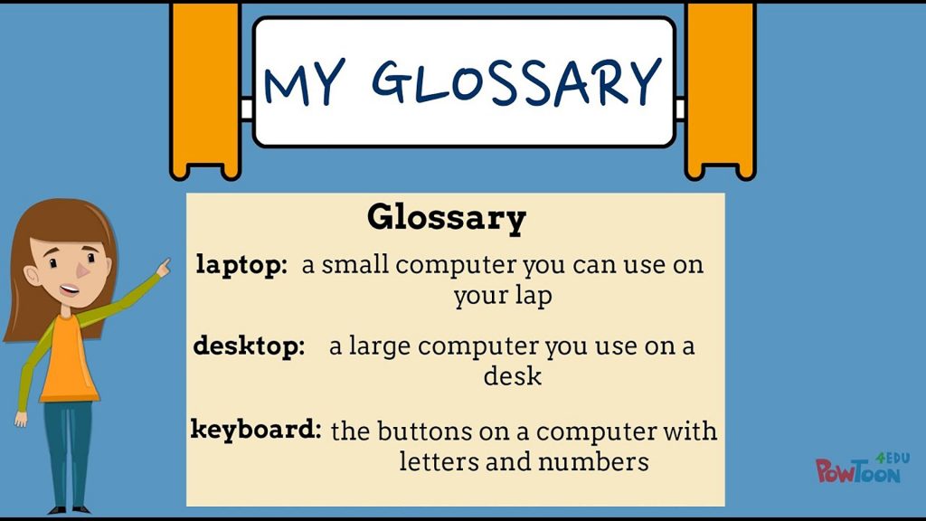 image of a glossary
